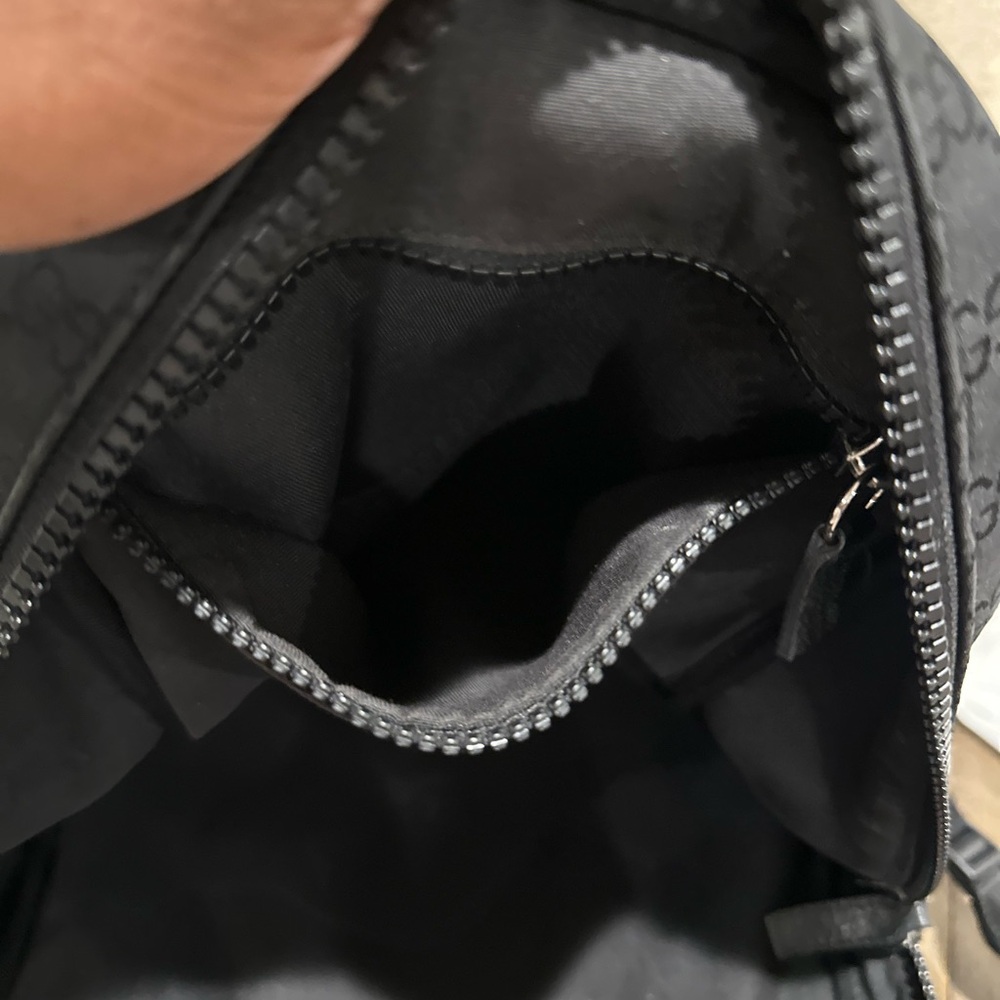 Authentic Gucci Monogram Black Backpack - Picture 6 of 10